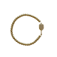 Bracelet raquette strass doré